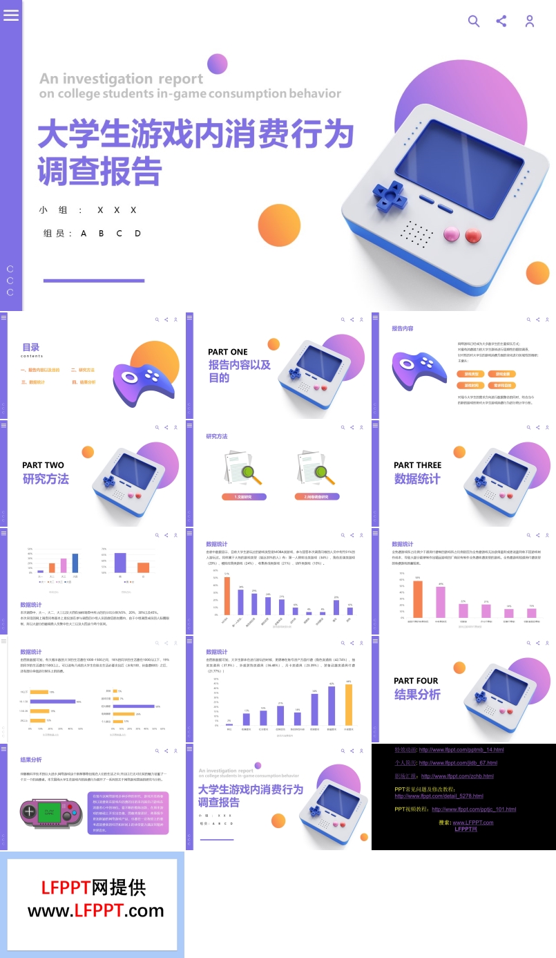 大學(xué)生游戲消費行為調(diào)查報告PPT