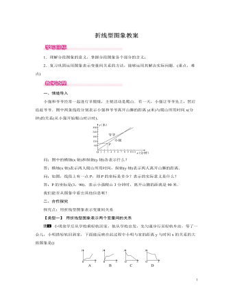 北師大初中七年級數(shù)學(xué)下冊折線型圖象教案